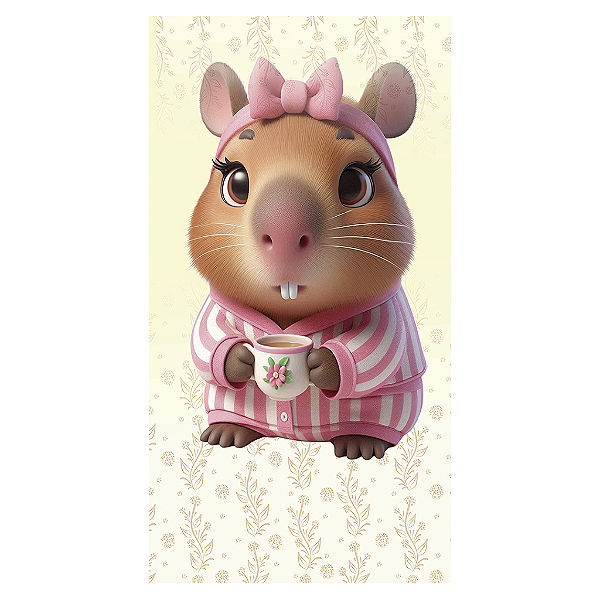 Capa Mini Faixa Lateral Sublimado - Capivara
