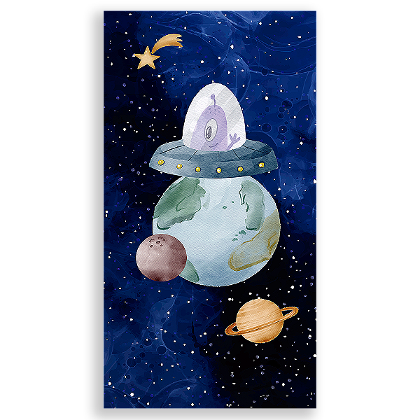 Capa Mini Faixa Lateral Sublimado - Astronauta