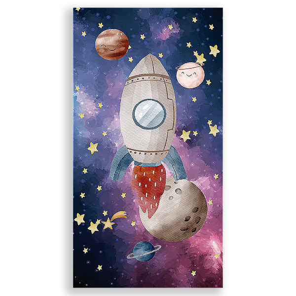 Capa Mini Faixa Lateral Sublimado - Astronauta