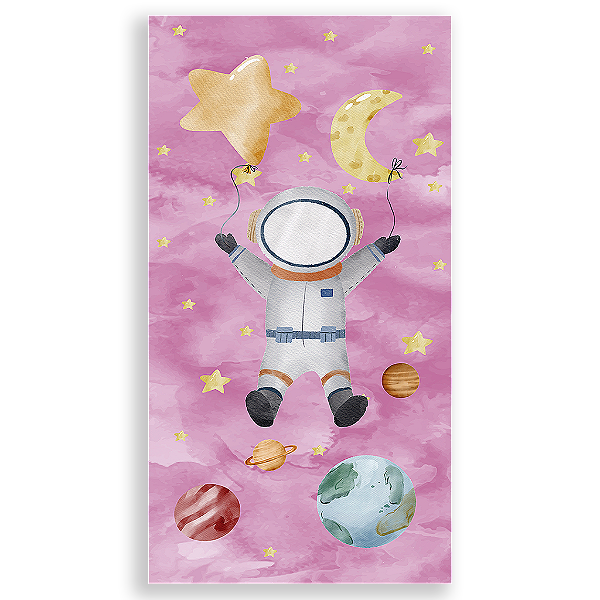 Capa Mini Faixa Lateral Sublimado - Astronauta