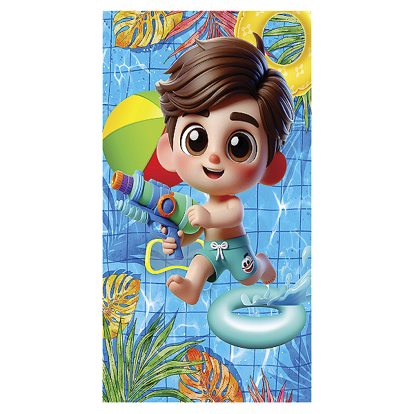 Capa Mini Faixa Lateral Sublimado - Pool Party