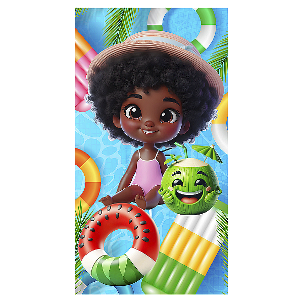 Capa Mini Faixa Lateral Sublimado - Pool Party