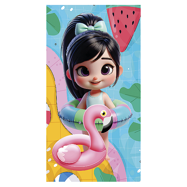 Capa Mini Faixa Lateral Sublimado - Pool Party
