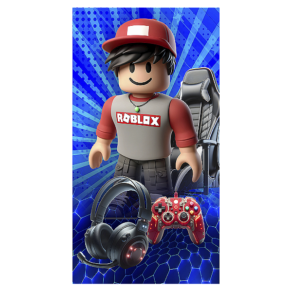 Capa Mini Faixa Lateral Sublimado - Roblox