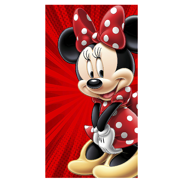 Capa Mini Faixa Lateral Sublimado - Minnie