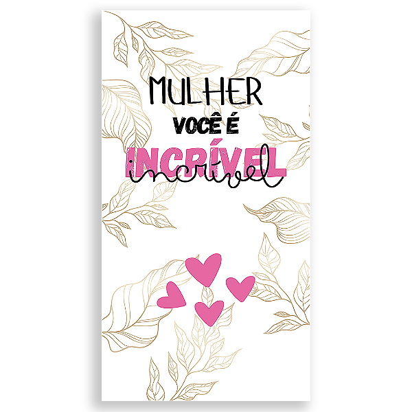 Capa Mini Faixa Lateral Sublimado - Dia da Mulher