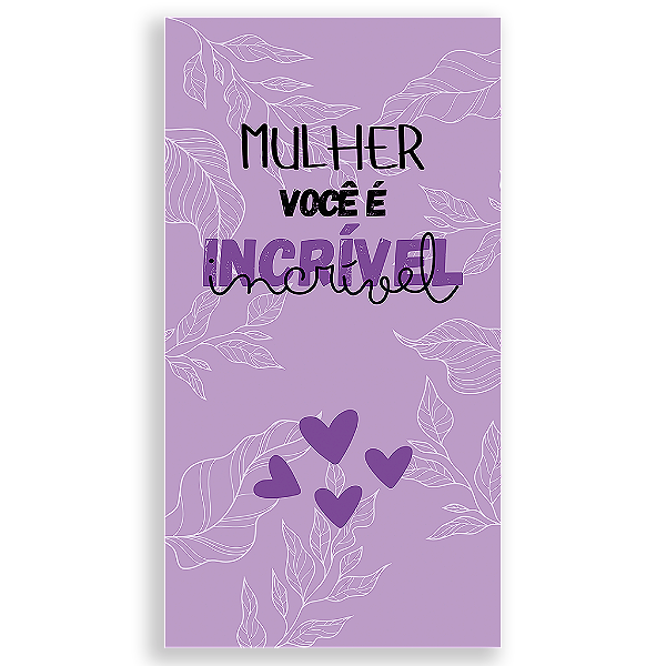 Capa Mini Faixa Lateral Sublimado - Dia da Mulher