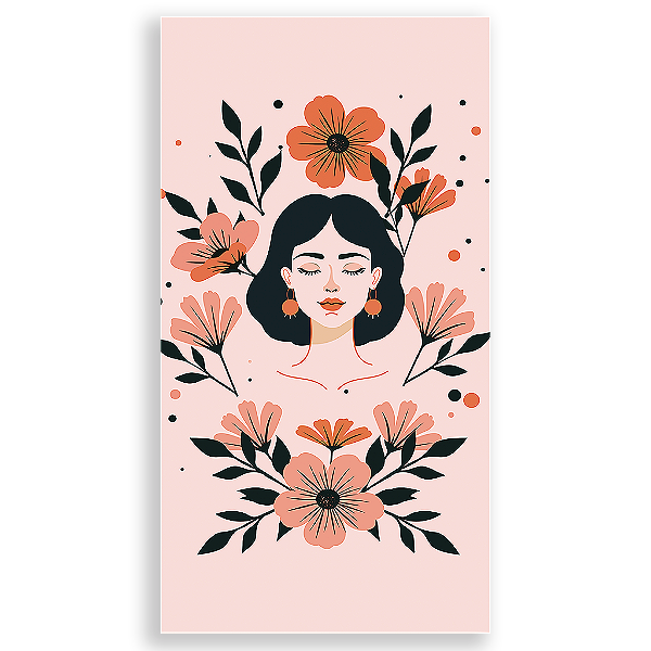 Capa Mini Faixa Lateral Sublimado - Dia da Mulher