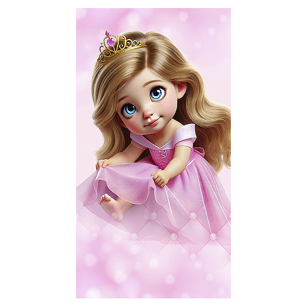 Capa Mini Faixa Lateral Sublimado - Princesa