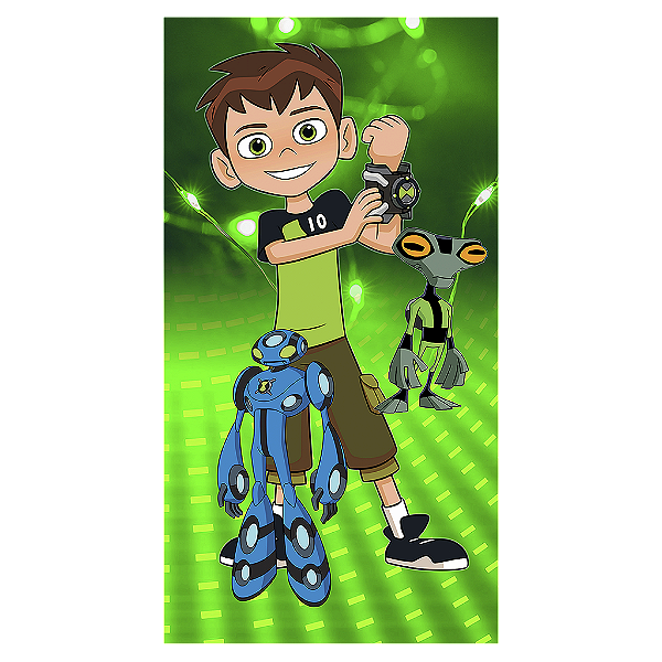Capa Mini Faixa Lateral Sublimado - Ben 10