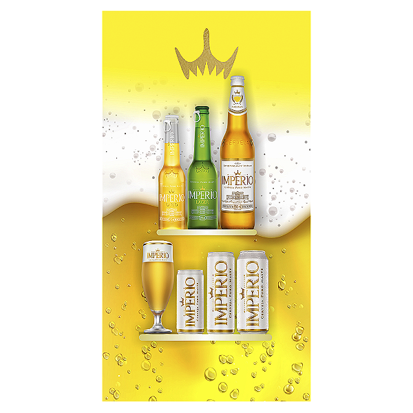 Capa Mini Faixa Lateral Sublimado - Cerveja