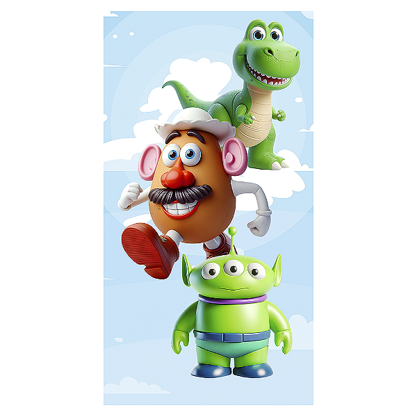 Capa Mini Faixa Lateral Sublimado - Toy Story