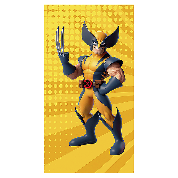 Capa Mini Faixa Lateral Sublimado - Wolverine