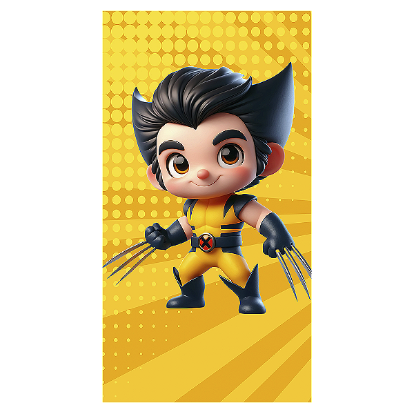 Capa Mini Faixa Lateral Sublimado - Wolverine