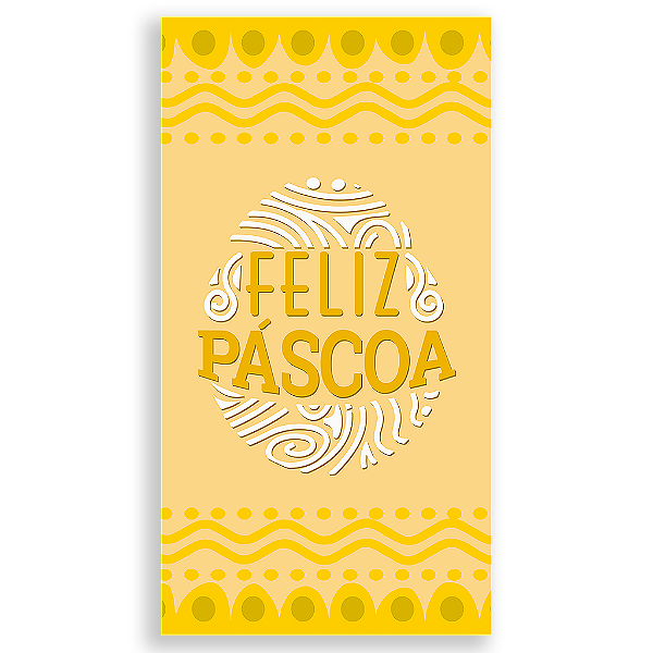 Capa Mini Faixa Lateral Sublimado - Páscoa