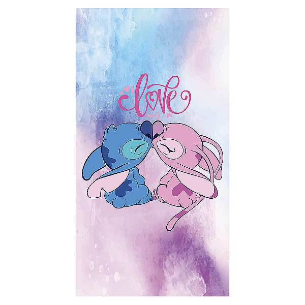 Capa Mini Faixa Lateral Sublimado - Lilo Stitch Angel