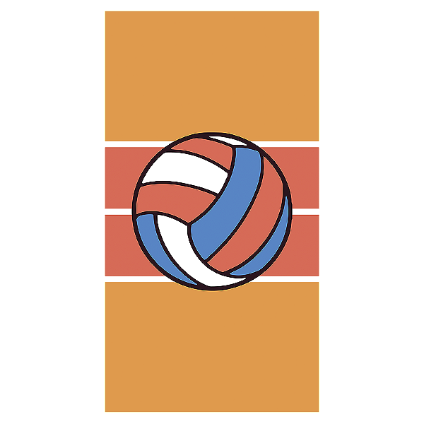 Capa Mini Faixa Lateral Sublimado - Volei