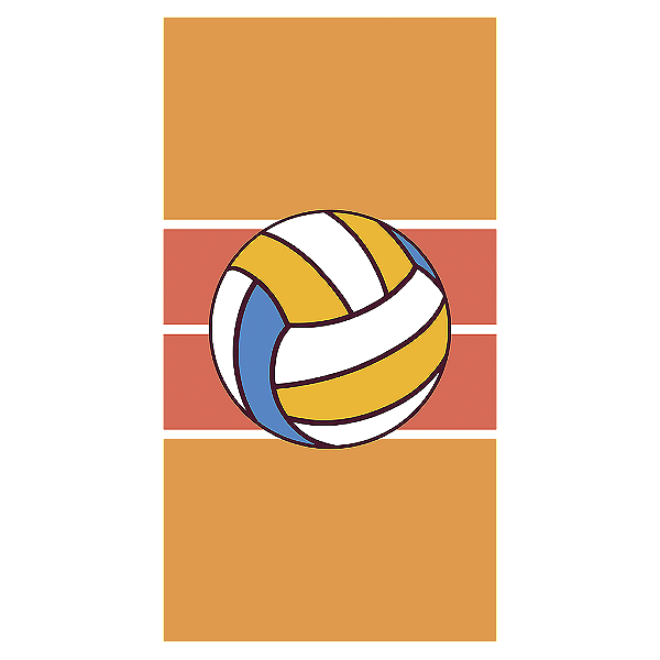 Capa Mini Faixa Lateral Sublimado - Volei