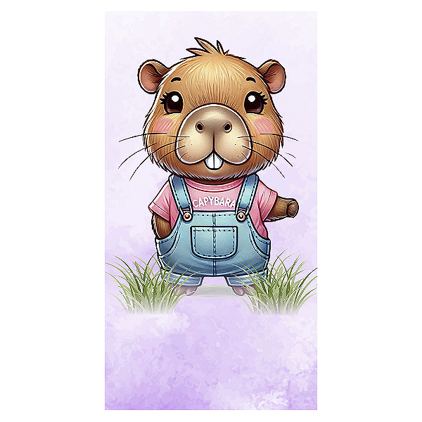 Capa Mini Faixa Lateral Sublimado - Capivara