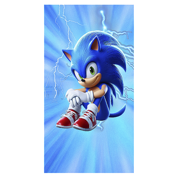 Capa Mini Faixa Lateral Sublimado - Sonic