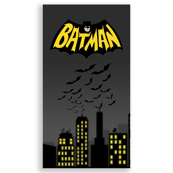 Capa Mini Faixa Lateral Sublimado - Batman