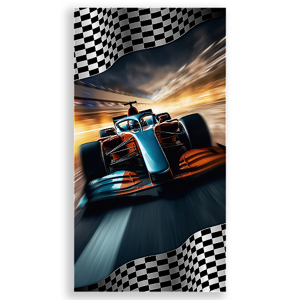Capa Mini Faixa Lateral Sublimado - Formula 1