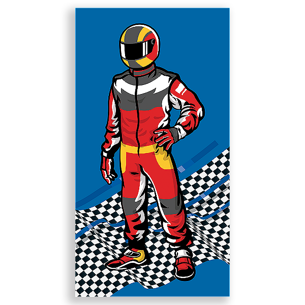 Capa Mini Faixa Lateral Sublimado - Formula 1