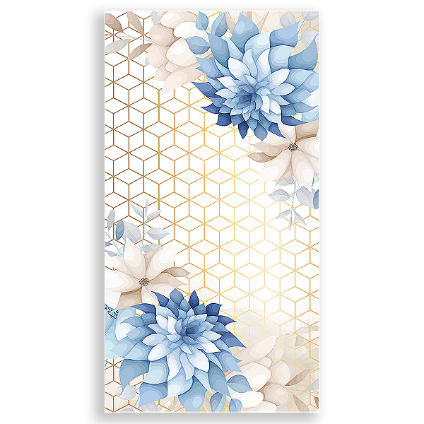 Capa Mini Faixa Lateral Sublimado - Floral