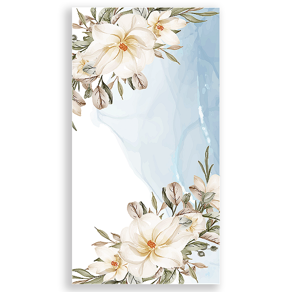 Capa Mini Faixa Lateral Sublimado - Floral