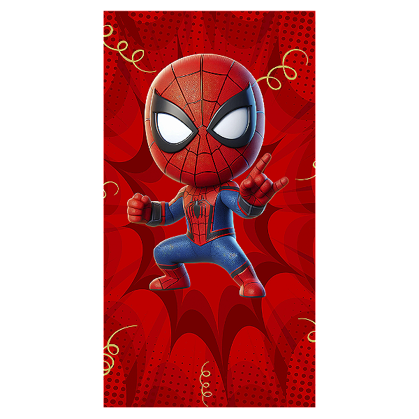 Capa Mini Faixa Lateral Sublimado - Homem Aranha