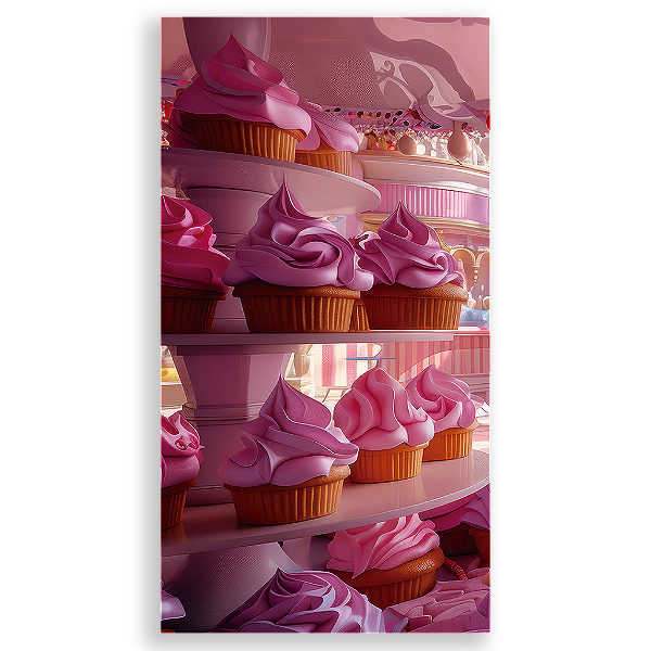 Capa Mini Faixa Lateral Sublimado - Fundo Stitch Confeiteiro