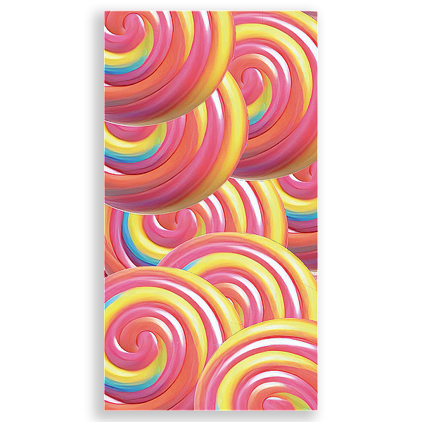 Capa Mini Faixa Lateral Sublimado - Fundo Stitch Confeiteiro