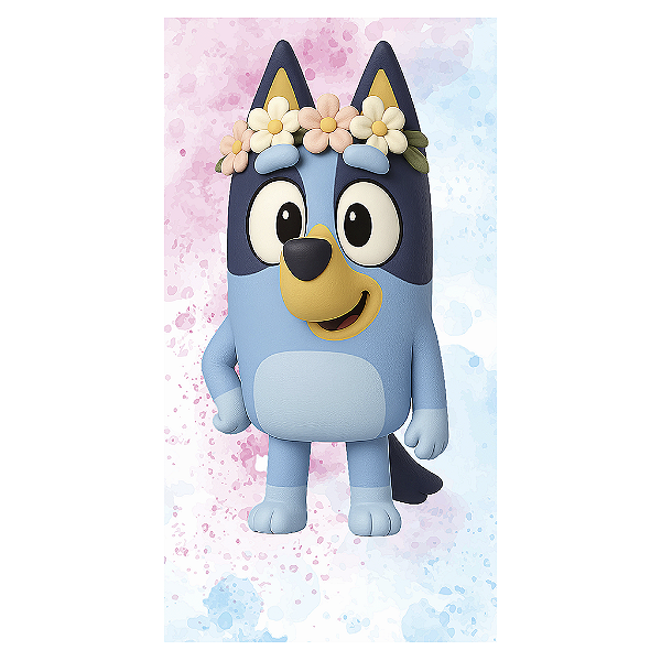 Capa Mini Faixa Lateral Sublimado - Bluey