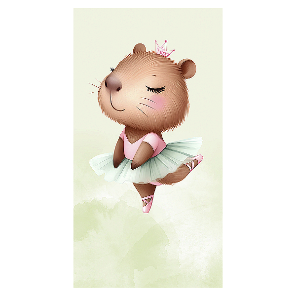 Capa Mini Faixa Lateral Sublimado - Capivara