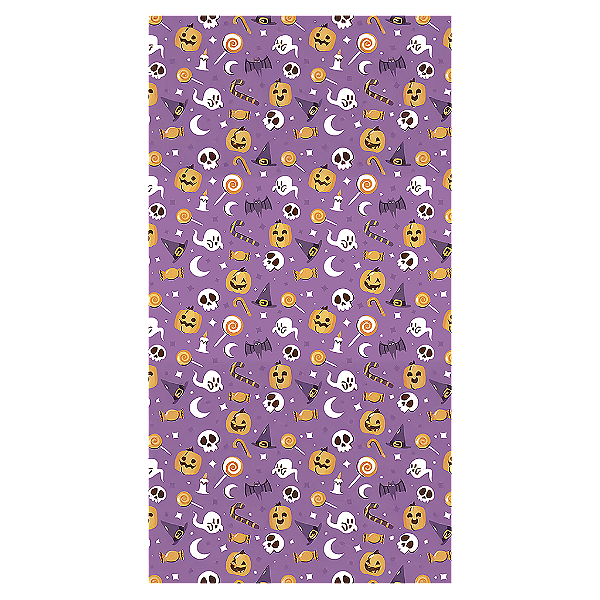 Capa Mini Faixa Lateral Sublimado - Halloween