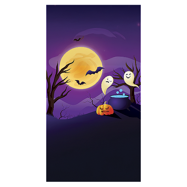 Capa Mini Faixa Lateral Sublimado - Halloween