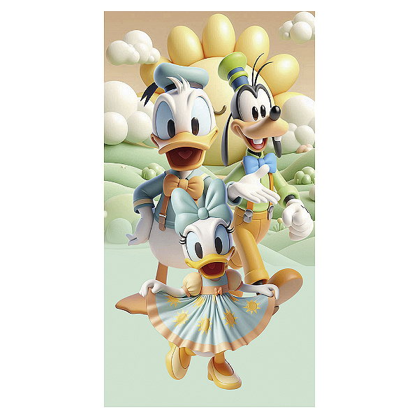 Capa Mini Faixa Lateral Sublimado - Mickey