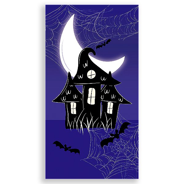 Capa Mini Faixa Lateral Sublimado - Dia das Bruxas Halloween