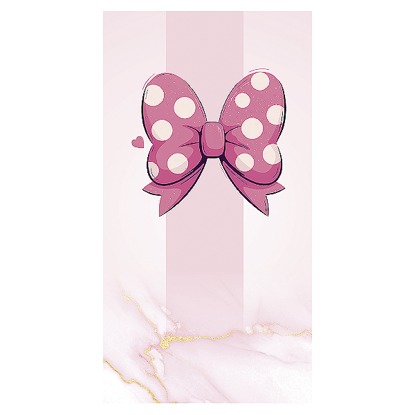 Capa Mini Faixa Lateral Sublimado - Minnie