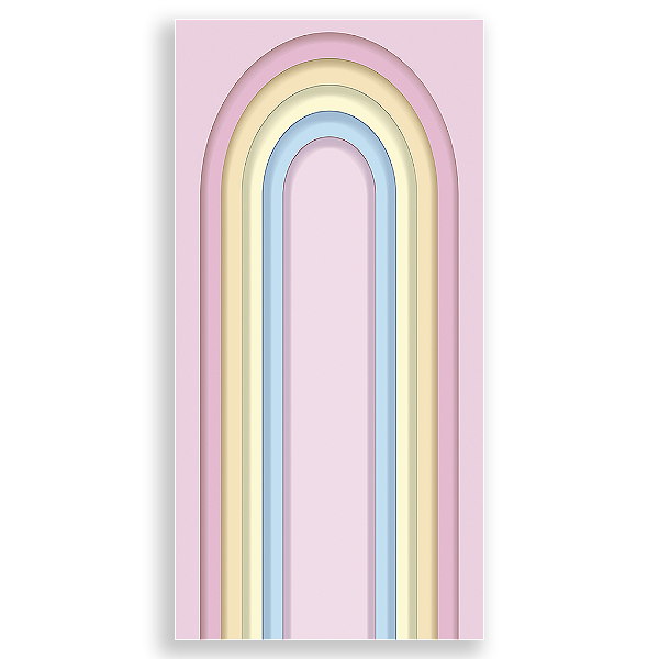Capa Mini Faixa Lateral Sublimado - Arco Iris Looney Tunes