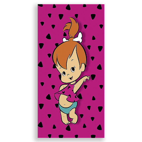 Capa Mini Faixa Lateral Sublimado - Flintstone