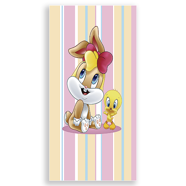 Capa Mini Faixa Lateral Sublimado - Looney Tunes