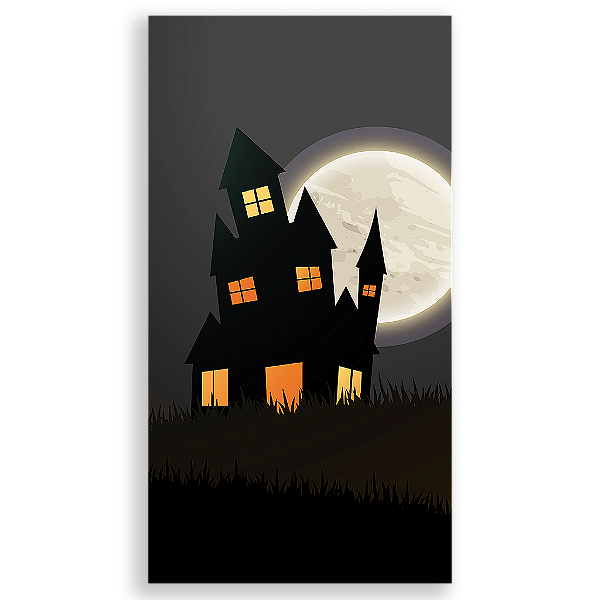 Capa Mini Faixa Lateral Sublimado - Dia das Bruxas Halloween