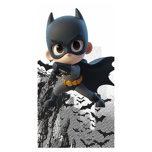 Capa Mini Faixa Lateral Sublimado - Batman