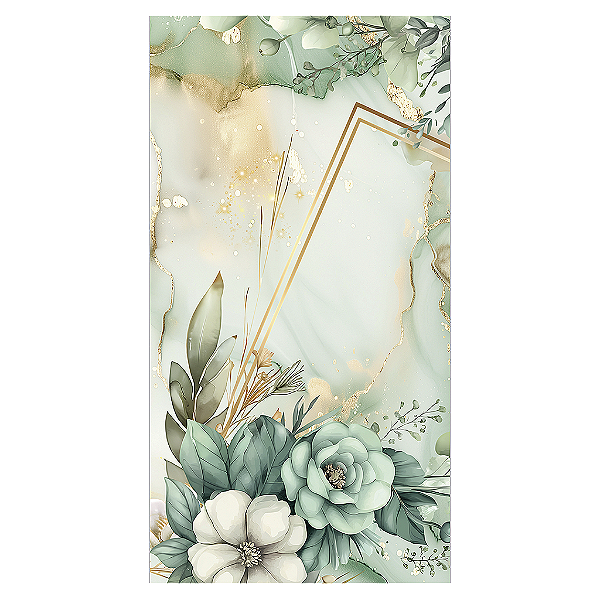 Capa Mini Faixa Lateral Sublimado - Floral