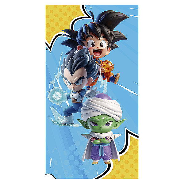 Capa Mini Faixa Lateral Sublimado - Dragon Ball