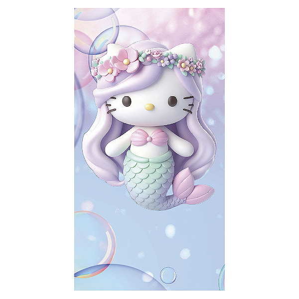Capa Mini Faixa Lateral Sublimado - Hello Kitty