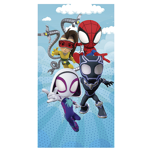 Capa Mini Faixa Lateral Sublimado - Homem Aranha Miles Morales