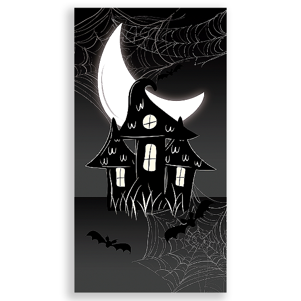 Capa Mini Faixa Lateral Sublimado - Dia das Bruxas Halloween