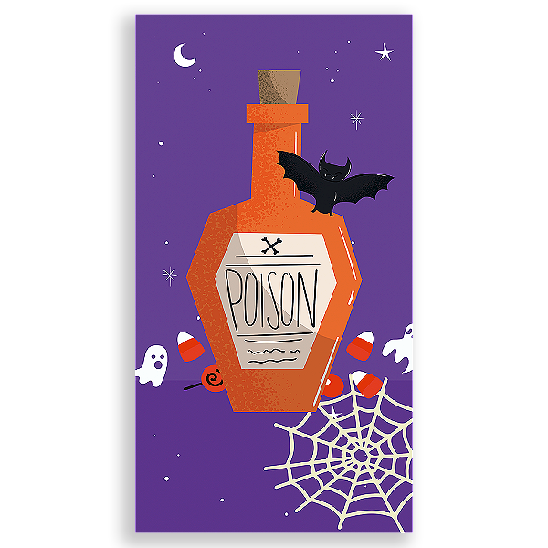Capa Mini Faixa Lateral Sublimado - Dia das Bruxas Halloween